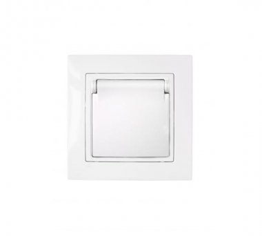 Фотография товара 'Bylectrica Розетка 1-местная СУ с заземляющим контактом IP44, серия УЮТ, РС16-356'