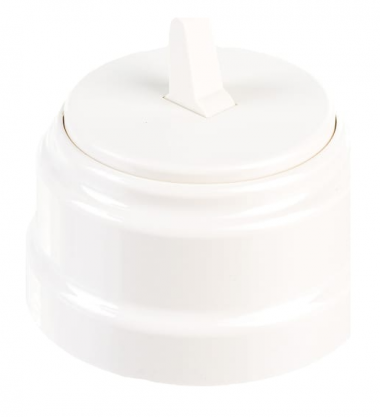 Фотография товара 'Bylectrica Выключатель 1-клавишный тумблерный (10А) ОУ, серия РЕТРО, А110-2203 бежевый'