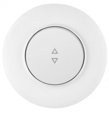 Фотография товара 'Bylectrica Выключатель 1-клавишный проходной, СУ, серия ПРОВАНС круг, С610-2461'