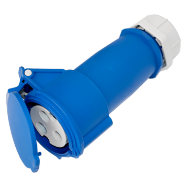 Фотография товара 'Bylectrica Розетка переносная двухполюсная с заземляющим контактом (32 А, IP44), РПП32-923'