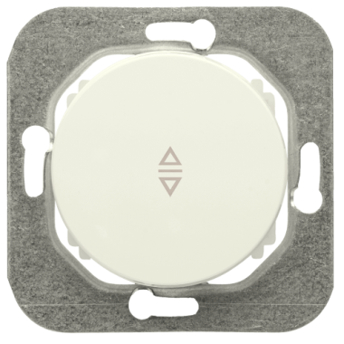 Фотография товара 'Bylectrica Механизм выключателя 1-клавишный перекрестный, СУ, серия ПРОВАНС, С6/2 10-3362 бежевый'