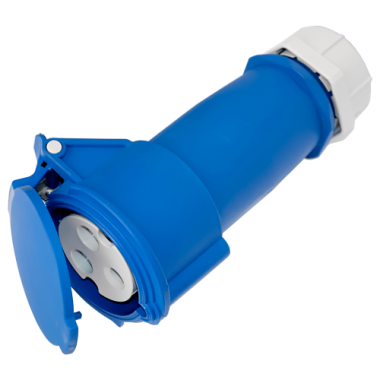 Фотография товара 'Bylectrica Розетка переносная двухполюсная с заземляющим контактом (16 А, IP44), РПП16-973'