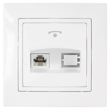 Фотография товара 'Bylectrica Розетка Телефонная, серия УЮТ,ТР4-056'