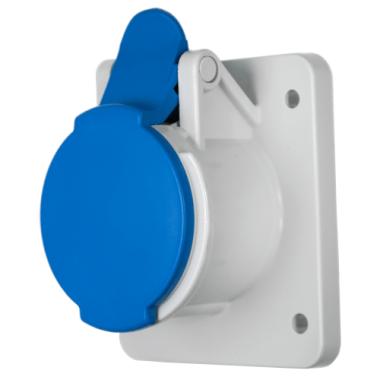 Фотография товара 'Bylectrica Розетка настенная двухполюсная с заземляющим контактом (32 А, IP44), РПС32-925'