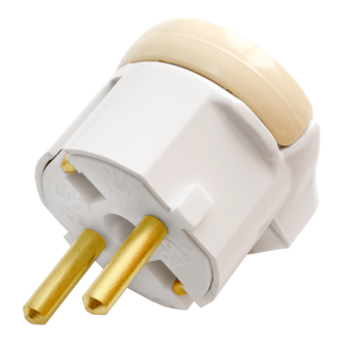 Фотография товара 'Bylectrica Вилка с кольцом, 16А, В16-363'