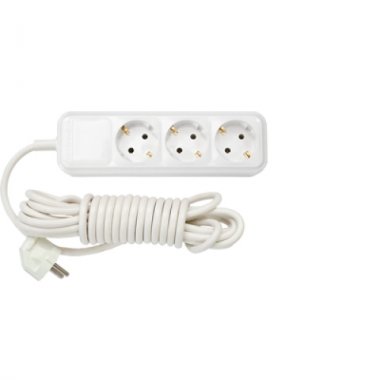 Фотография товара 'Bylectrica Удлинитель 3-местный с заземляющим контактом 3700 Вт, У16-321 5м'