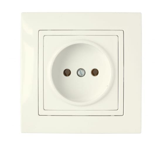 Фотография товара 'Bylectrica Розетка 1-местная СУ, серия УЮТ, РС16-344 бежевый'
