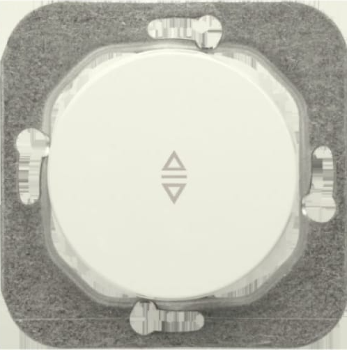 Фотография товара 'Bylectrica Механизм выключателя 1-клавишный перекрестный, СУ, серия ПРОВАНС, С6/2 10-3362 шампань'