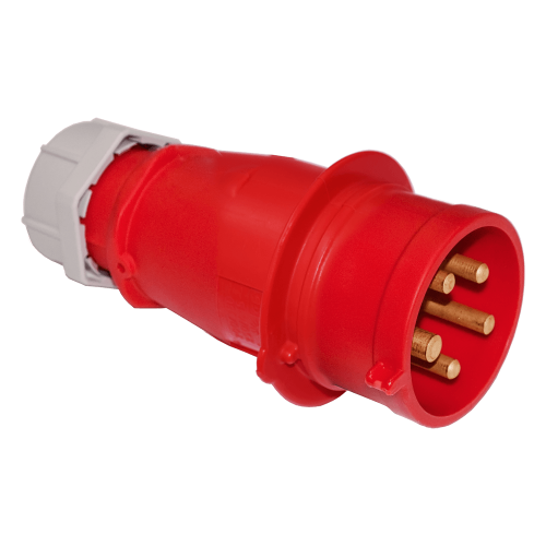 Фотография товара 'Bylectrica Вилка с нейтральным и заземляющим контактами (32 А, IP44), ВП32-902'