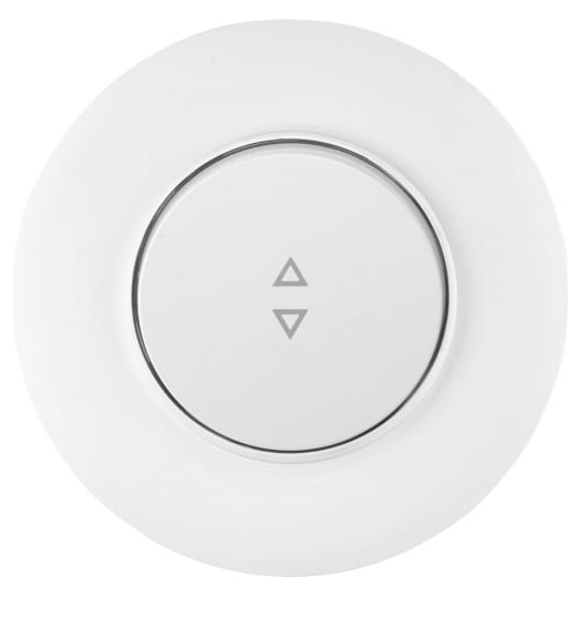 Фотография товара 'Bylectrica Выключатель 1-клавишный проходной, СУ, серия ПРОВАНС круг, С610-2461'