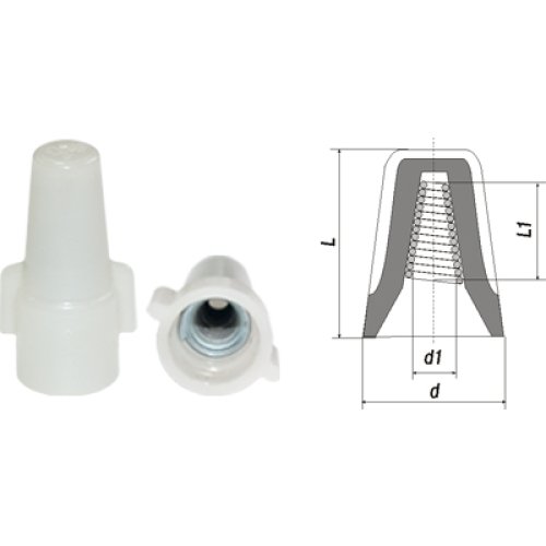 Фотография товара 'Bylectrica Соединительное устройство (скрутка СИЗ), d12,5х35,3 / d10х16 мм, СУ4 2-е исп'