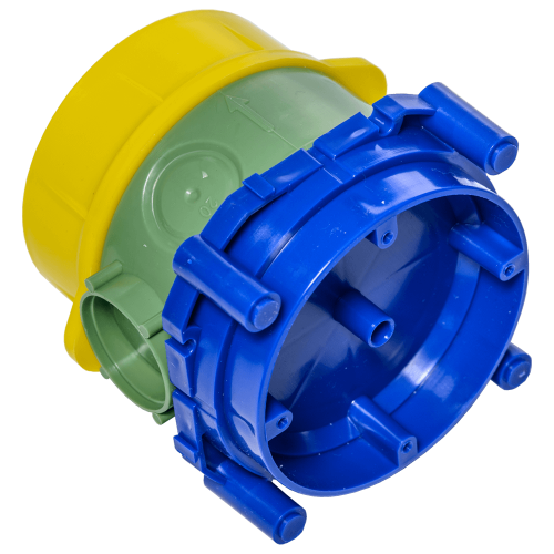 Фотография товара 'Bylectrica Коробка установочная с монтажным основанием для заливки в бетон 82,5х82,5х79,5 мм, К-413'