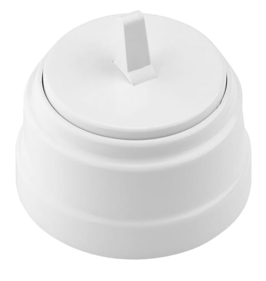 Фотография товара 'Bylectrica Выключатель 1-клавишный тумблерный (10А) ОУ, серия РЕТРО, А110-2203'