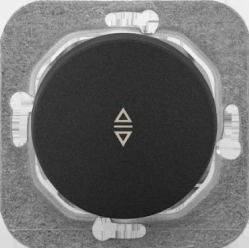 Фотография товара 'Bylectrica Механизм выключателя 1-клавишный проходной, СУ, серия ПРОВАНС, С610-3361 графит'