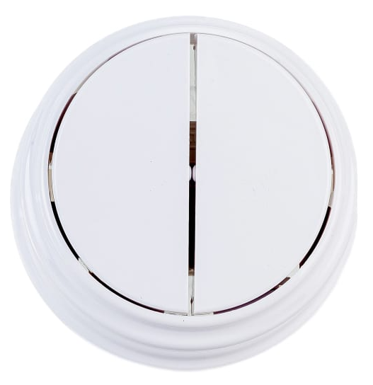 Фотография товара 'Bylectrica Выключатель 2-клавишный (10А) ОУ, серия РЕТРО, А510-2202'