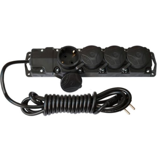 Фотография товара 'Bylectrica Удлинитель 4-местный с заземляющим контактом каучук IP 44, У16-466 3.5м'