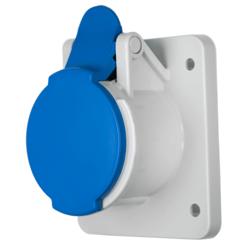 Фотография товара 'Bylectrica Розетка настенная двухполюсная с заземляющим контактом (32 А, IP44), РПС32-925'