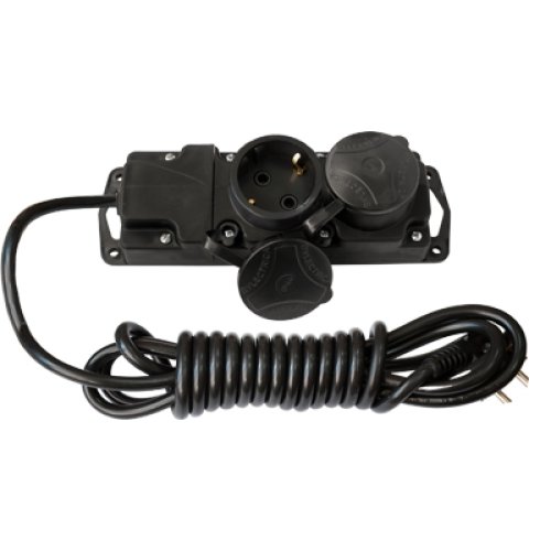 Фотография товара 'Bylectrica Удлинитель 2-местный с заземляющим контактом каучук IP 44, У16-414 3.5м'