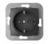 Фотография товара 'Bylectrica Механизм розетки с заземляющим контактом, серия УЮТ, РС16-530 графит'