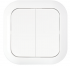 Фотография товара 'Bylectrica Выключатель 2-клавишный СУ IP44, серия ГАРМОНИЯ, С510-819'
