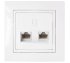 Фотография товара 'Bylectrica Розетка компьютерная 2-местная, серия УЮТ, РК216-010'